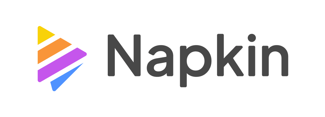 66ad23f2e51d8edcbbea8f20 napkin primary logo with text color light